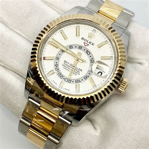 rolex sky dweller weiss|Rolex Sky-Dweller price chart.